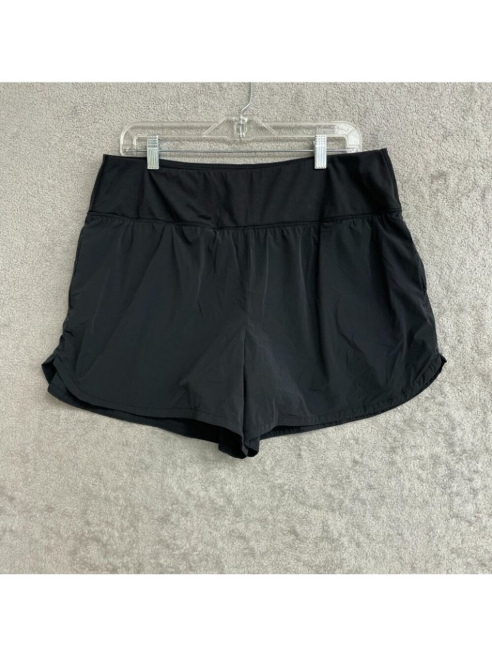 Spyder Active Women's XL Black Athletic Shorts With Liner Nylon & Spandex J2057 - Picture 4 of 11